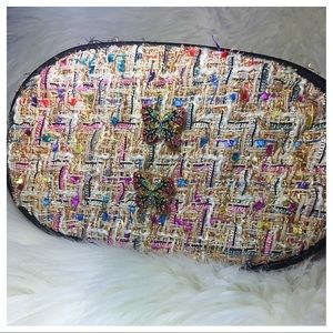 Tweed belt bag